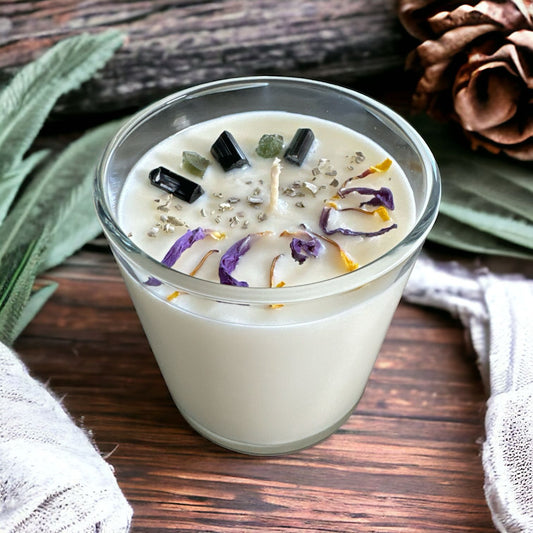 100% Soy Transformation Ritual Moldavite Candle