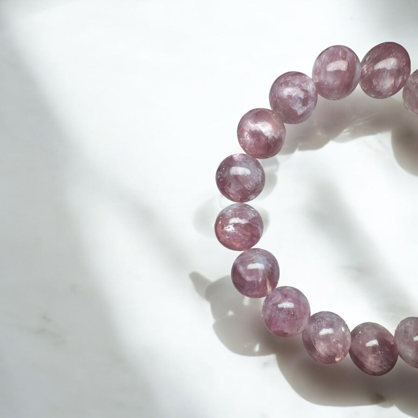 Pink Lepidolite Bracelet – Calm, Self-Love & Nervous System Healing