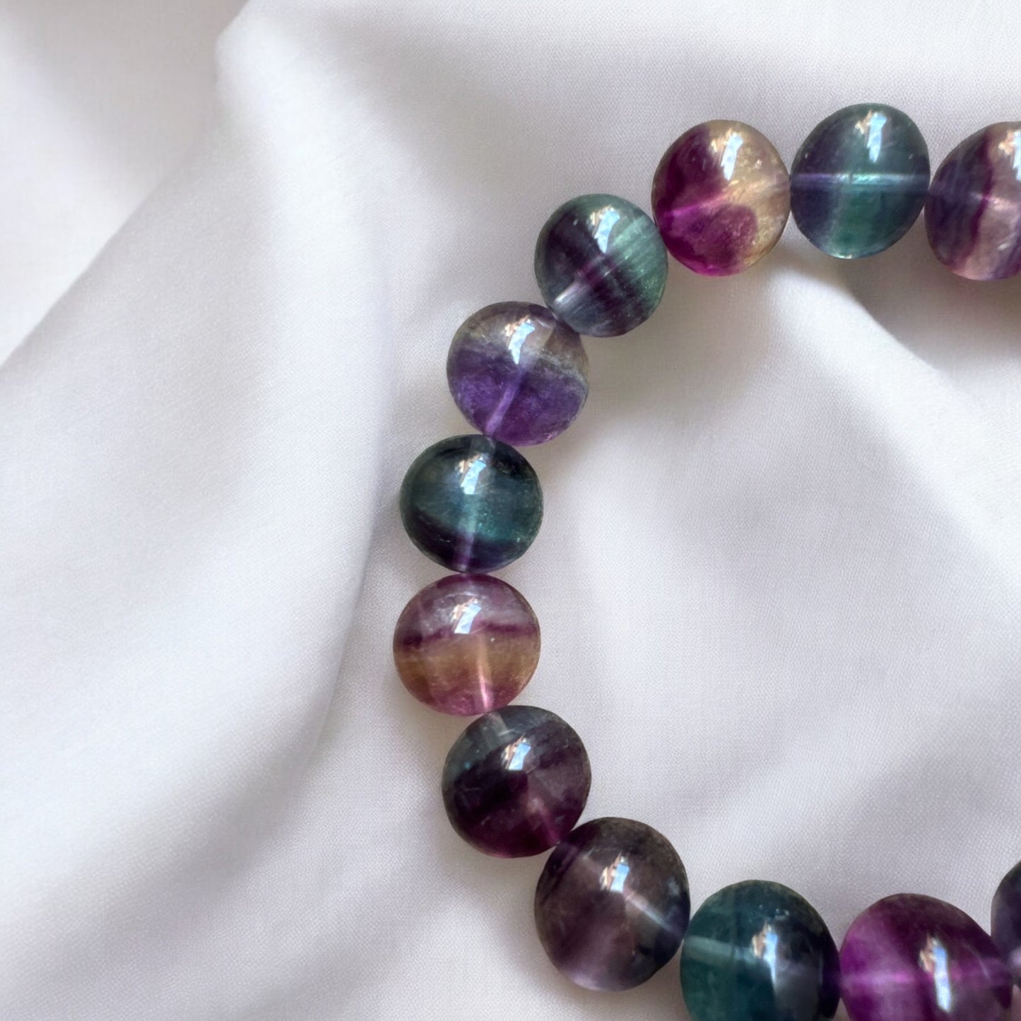 Rainbow Fluorite 9mm