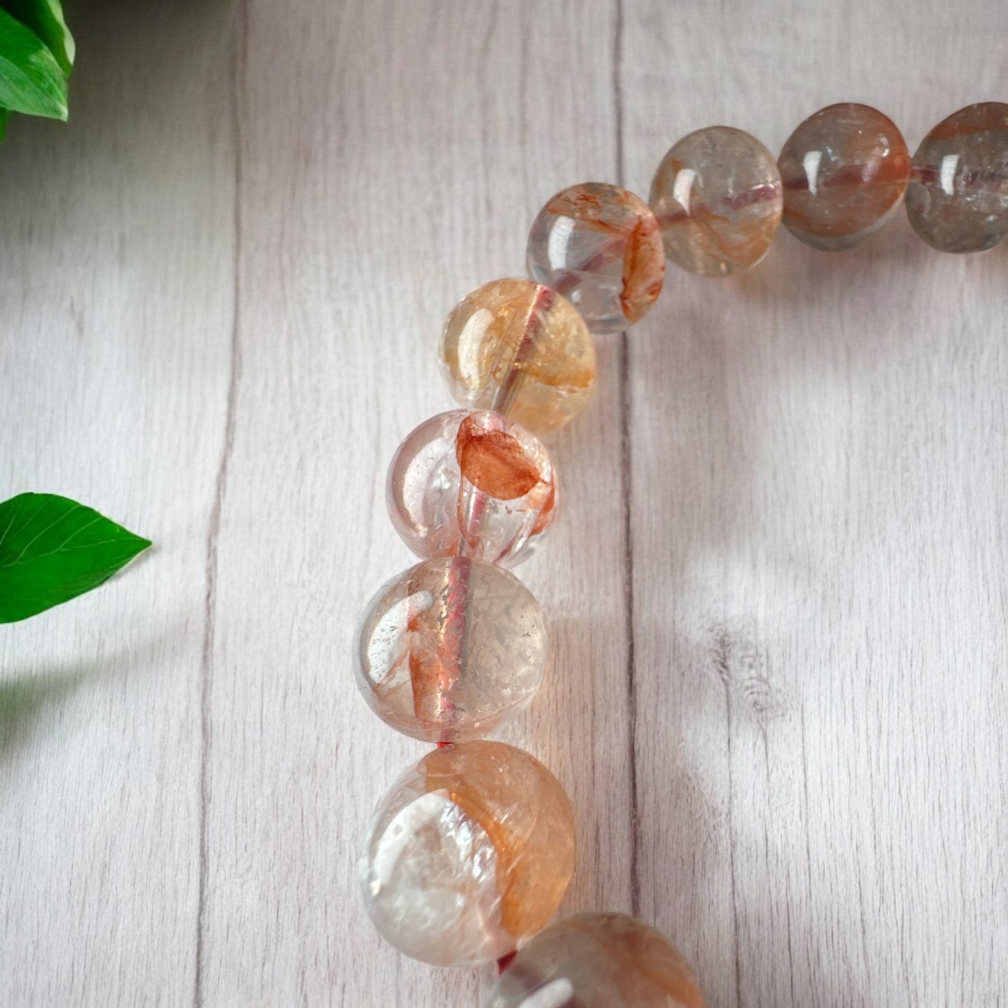 Fire Quartz 12mm Bracelet