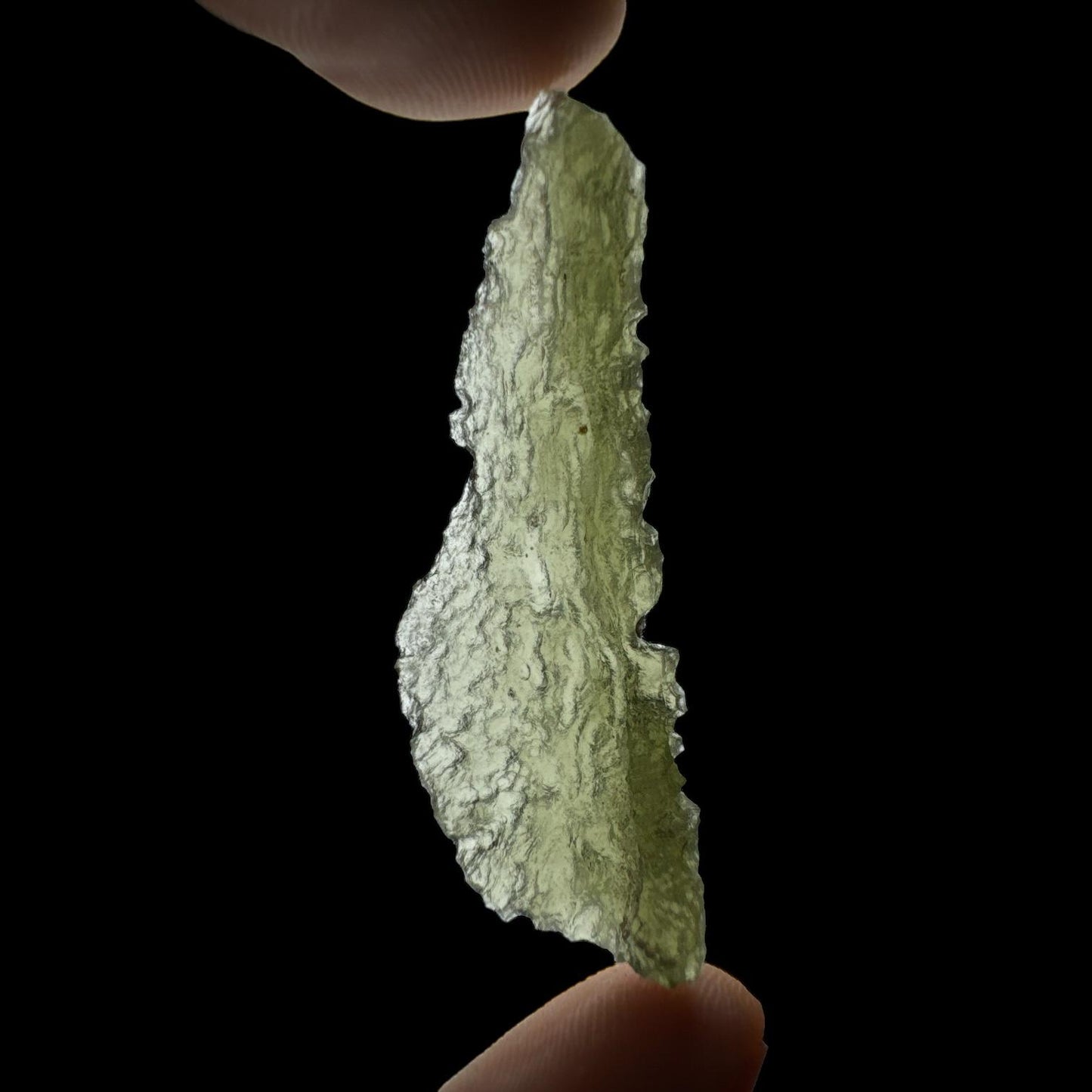 Moldavite A Grade Slim Teardrop