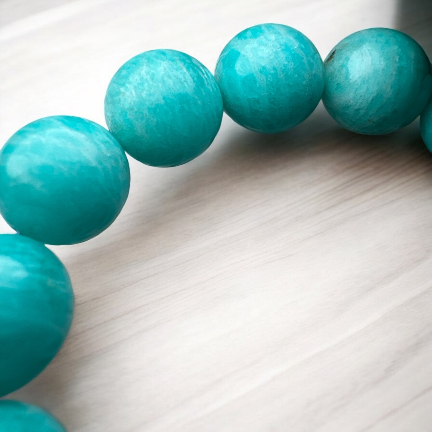 Amazonite 15mm Bracelet