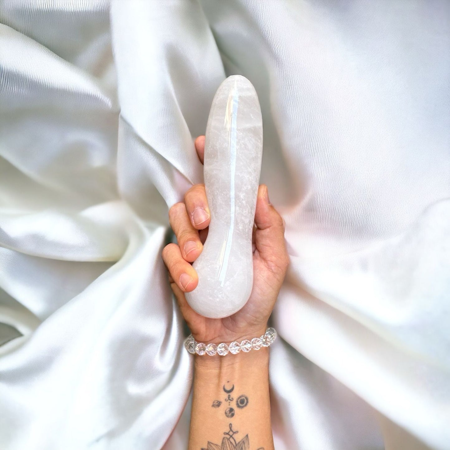Clear Quartz Yoni Massage Wand