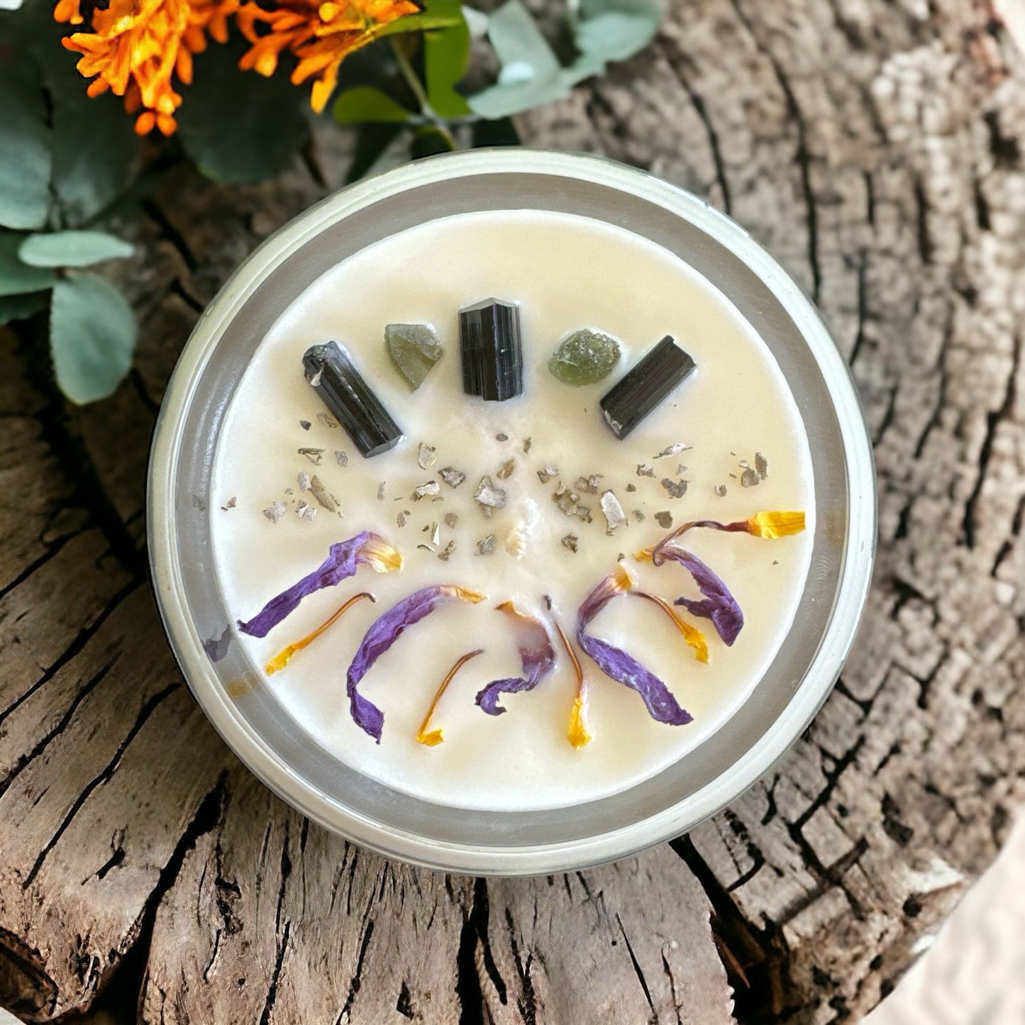 100% Soy Transformation Ritual Moldavite Candle