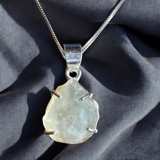 Libyan Desert Glass 925 Silver Pendant LDG1