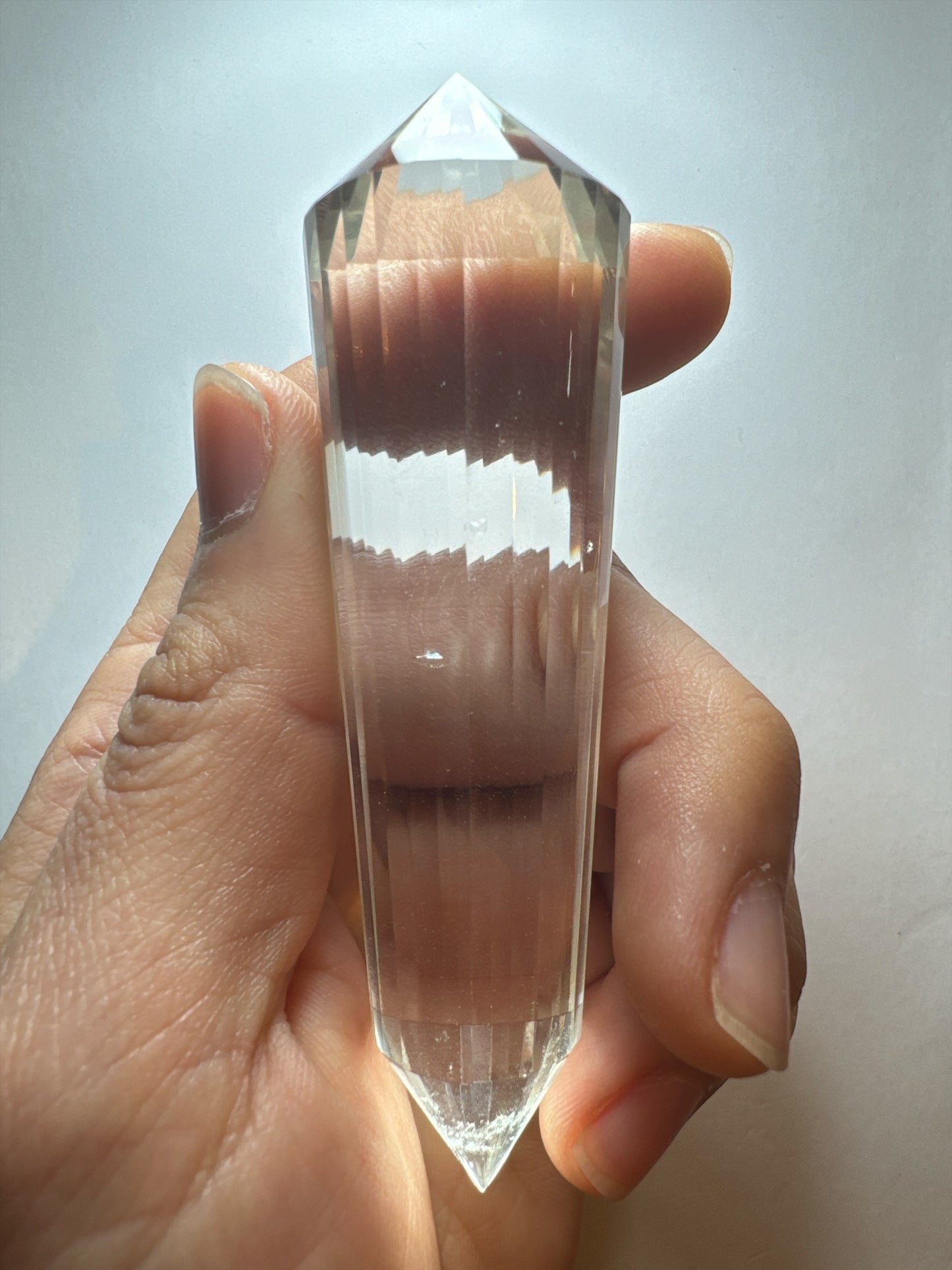 24-Sided Vogel-Style Himalayan Clear Quartz – Energy Amplifier