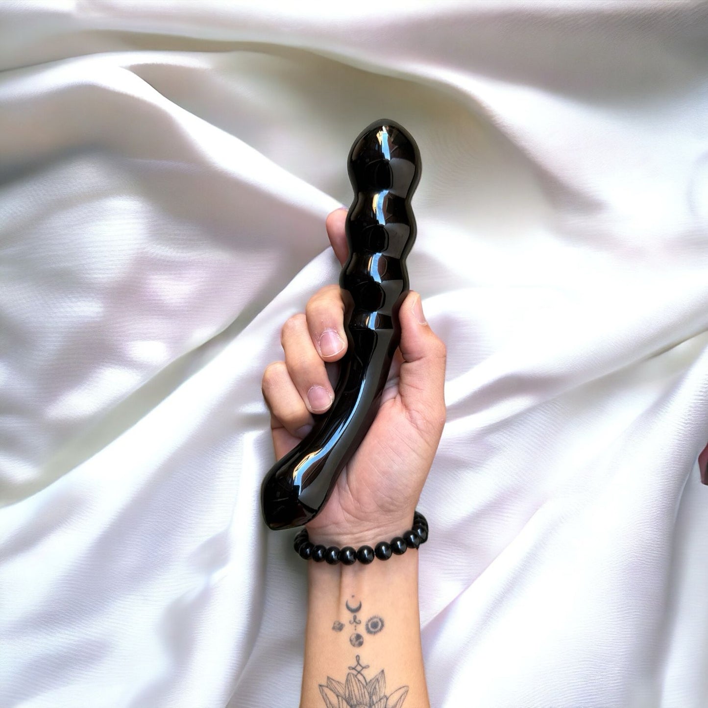 Black Obsidian Yoni Massage Wand