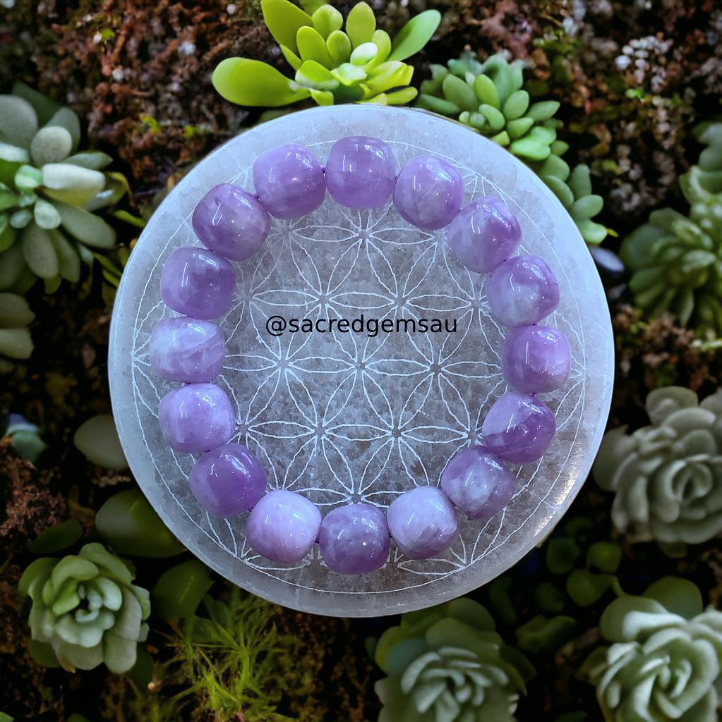 Kunzite 13mm Barrel Shape