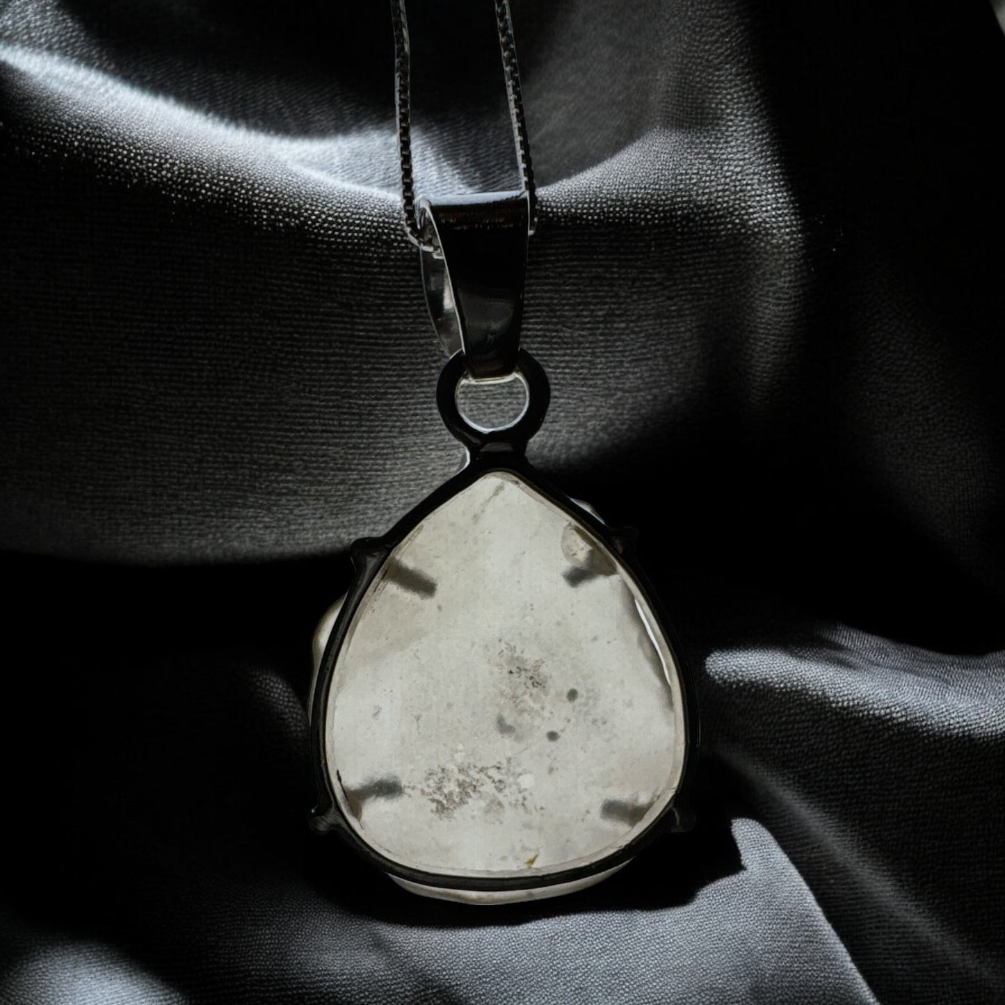 Libyan Desert Glass 925 Silver Pendant LDG1