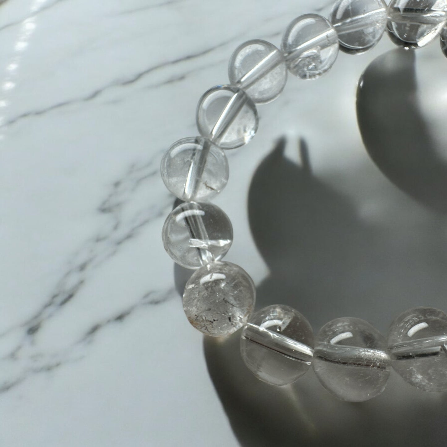 Clear Quartz Rainbow 11mm Bracelet