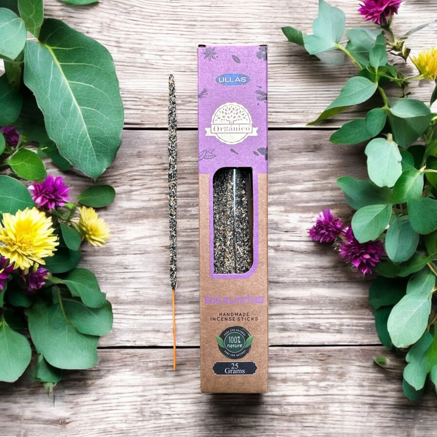Ullas Organico Eucalyptus 25g Natural Incense
