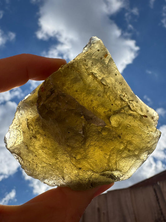 Large Libyan Desert Glass 230g (Rare)