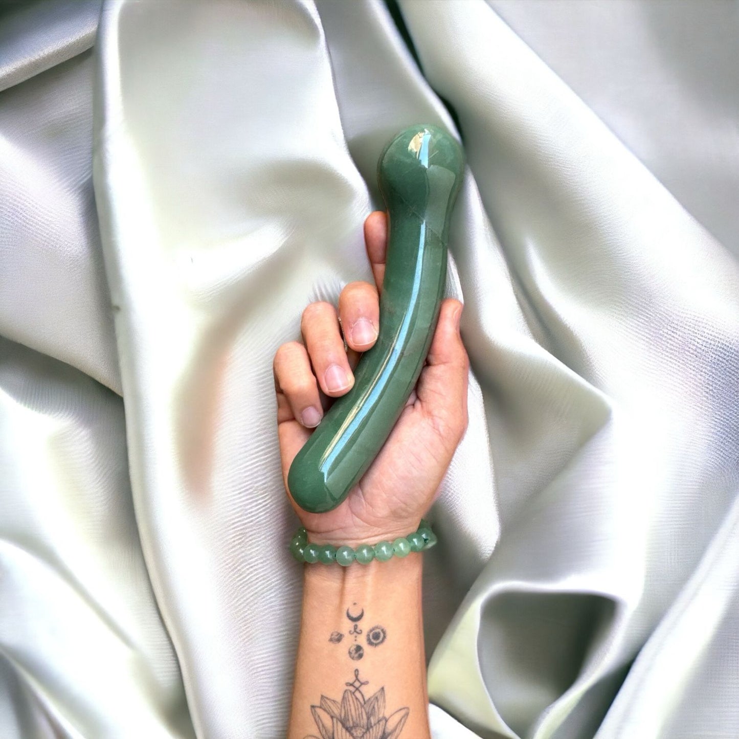 Green Aventurine Yoni Massage Wand