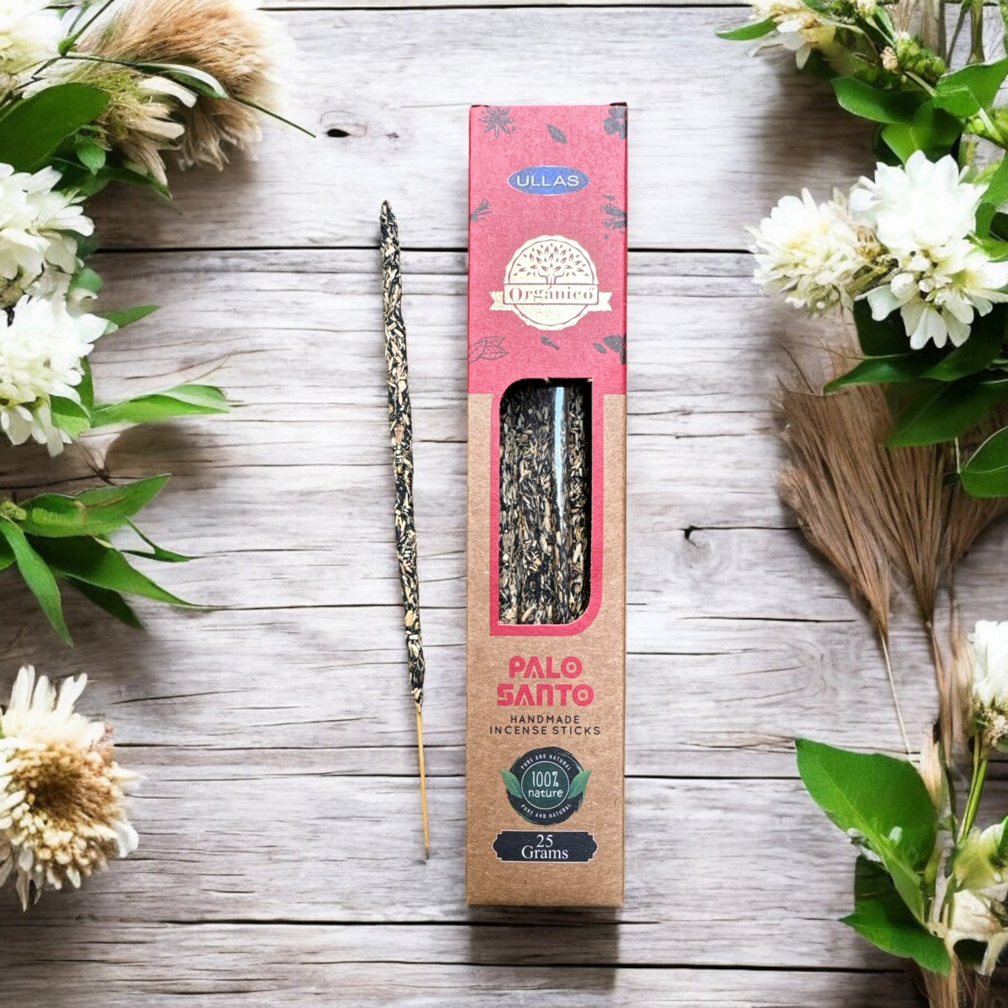 Ullas Organico Palo Santo 25g Natural Incense