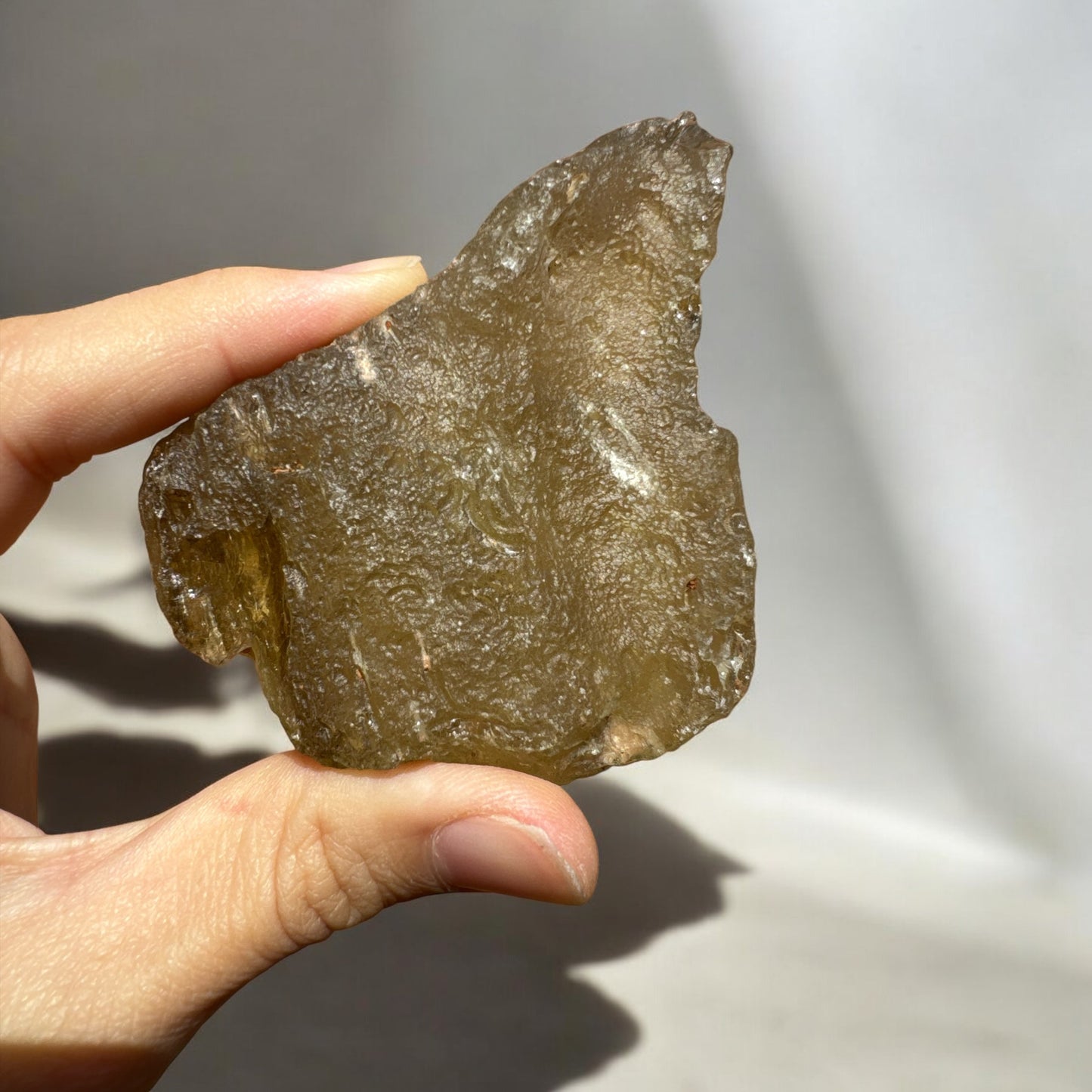 Large Libyan Desert Glass 130g (Rare)