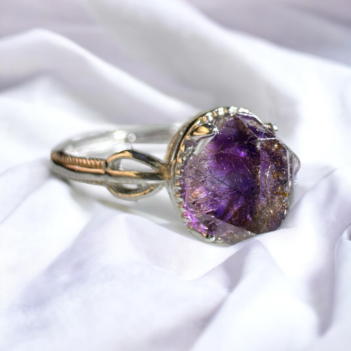 Super Seven 925 Adjustable Ring A02