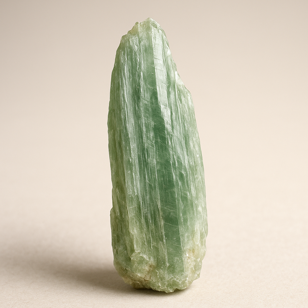 Green Kyanite – heart healing, aura alignment, energy clearing