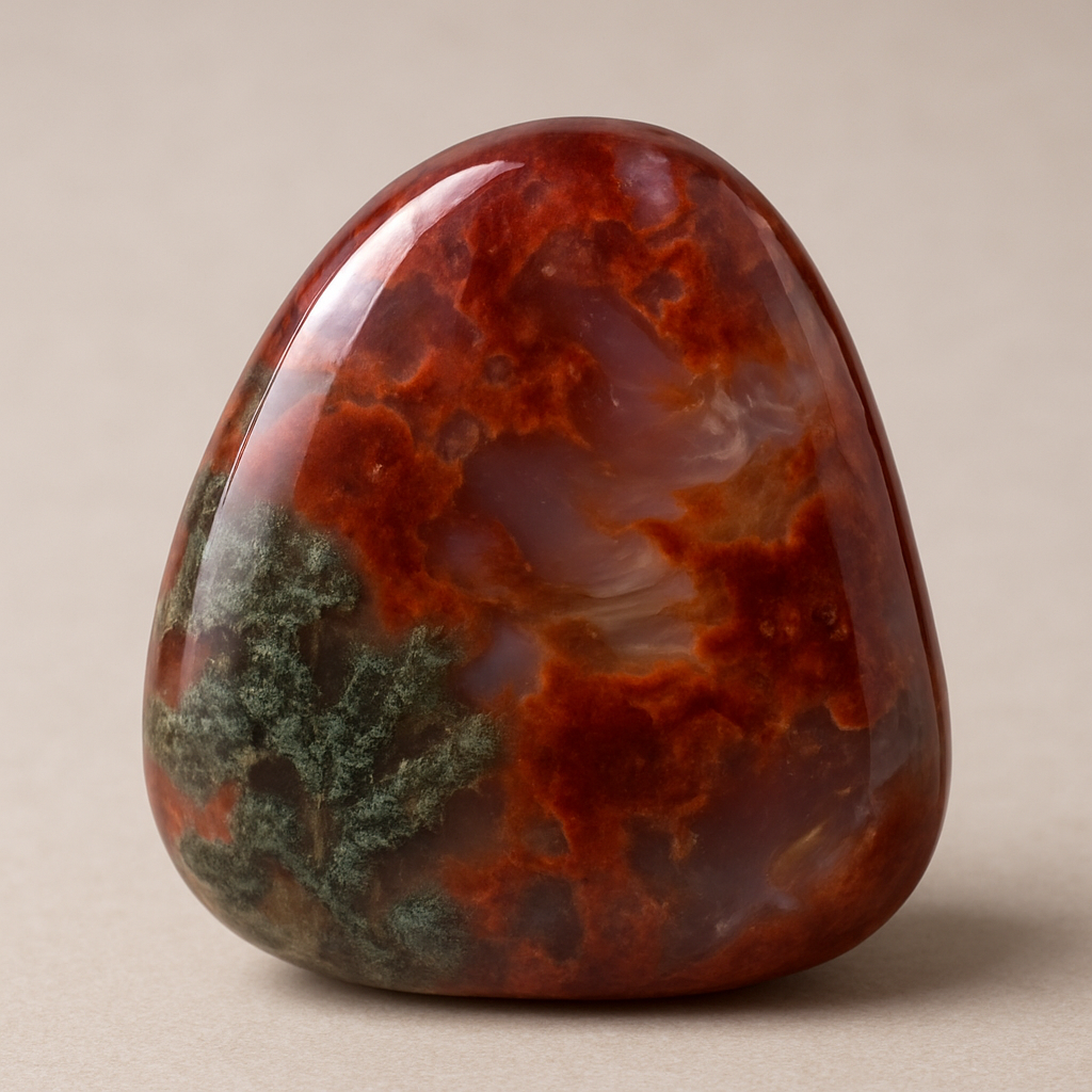 Red Moss Agate – Root Chakra, Vitality, Shadow Healing