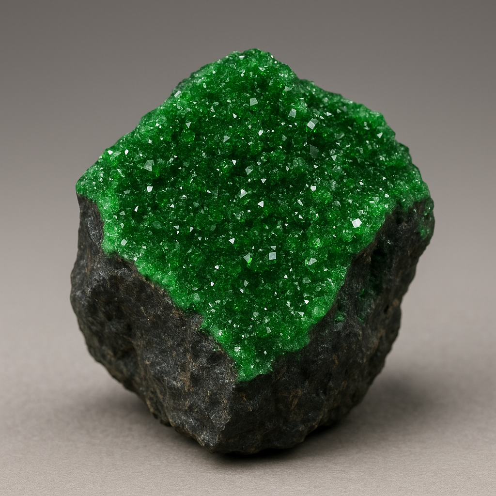 Uvarovite Garnet – abundance, unity, divine heart