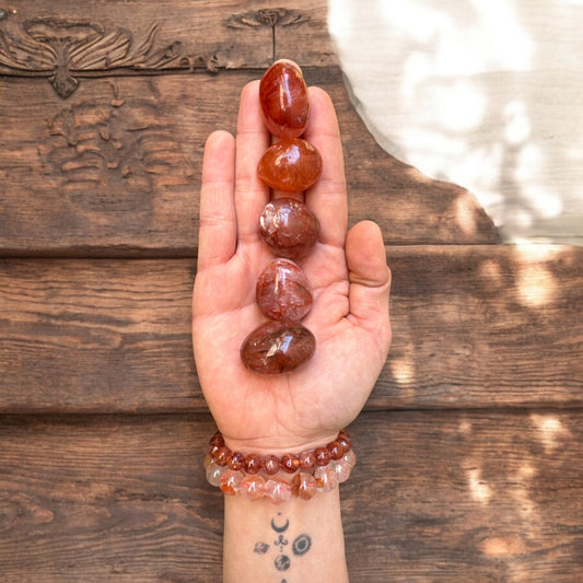 Fire Quartz Tumbled