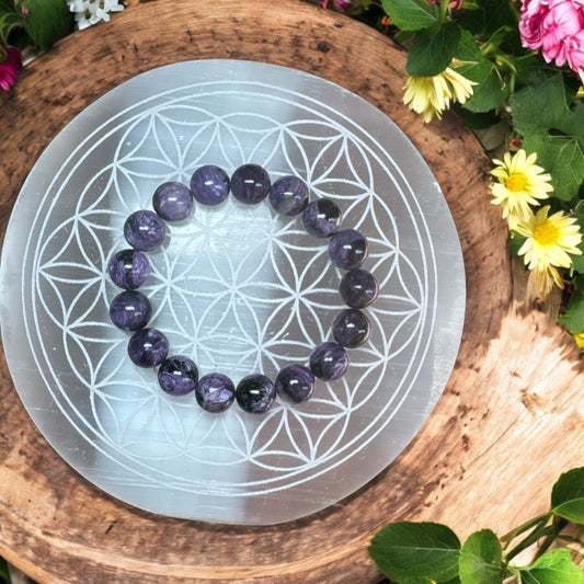 Rare Charoite Bracelet 12mm