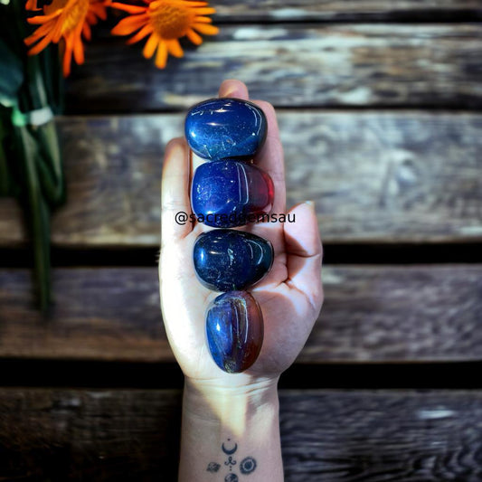 Sumatran Blue Amber Tumble