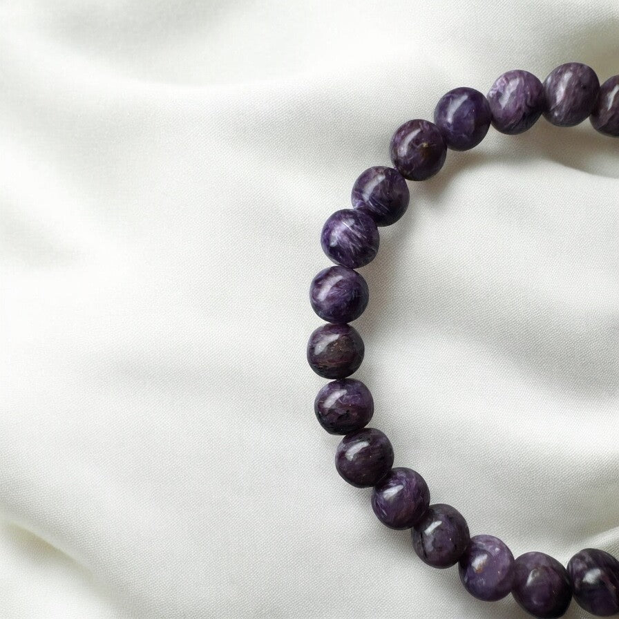 Rare Charoite Bracelet 7mm