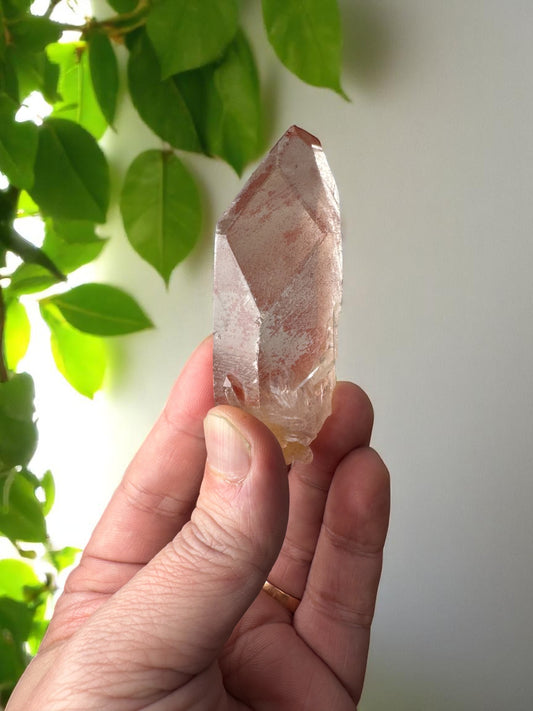 Scarlet Temple Pink Lemurian Quartz STPL12
