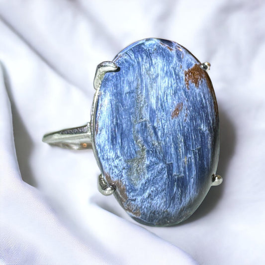 Pietersite 925 Adjustable Ring P01