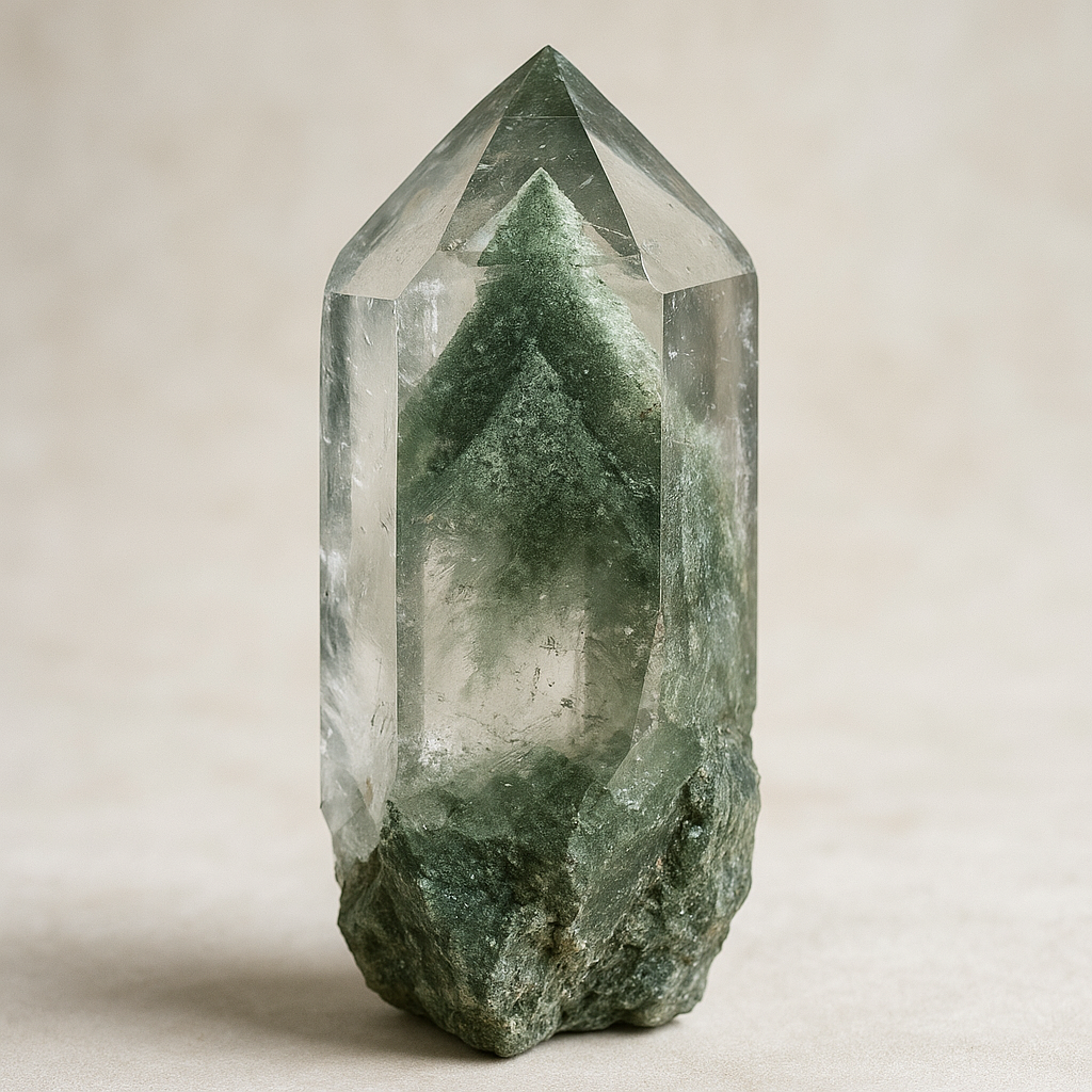 Chlorite Phantom Quartz Meaning — Healing Properties, Uses & 12-D Energetic Map