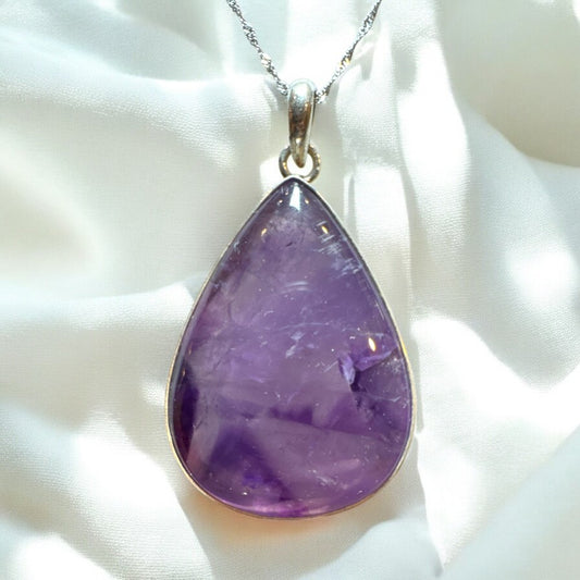 Amethyst 925 Silver Pendant AM2