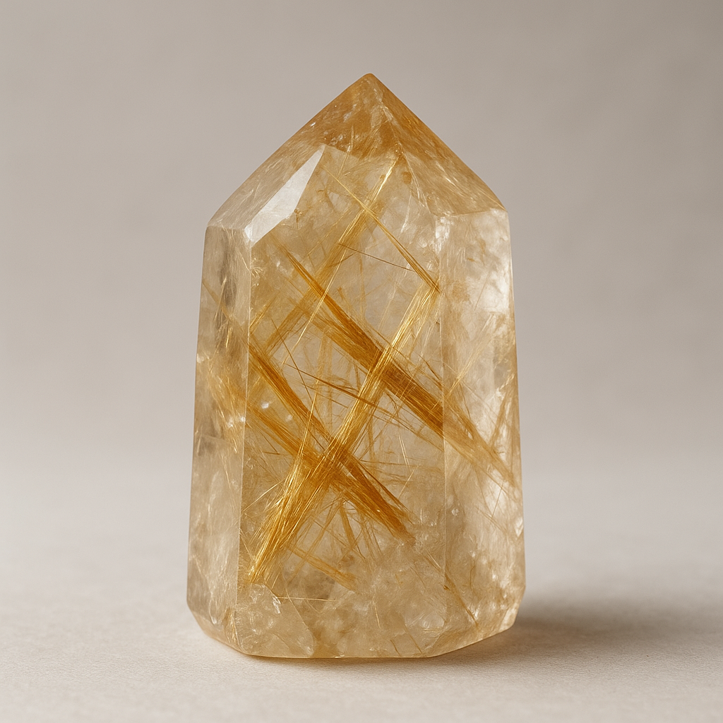 Golden Rutilated Quartz Meaning — Clarity, Confidence & Purpose