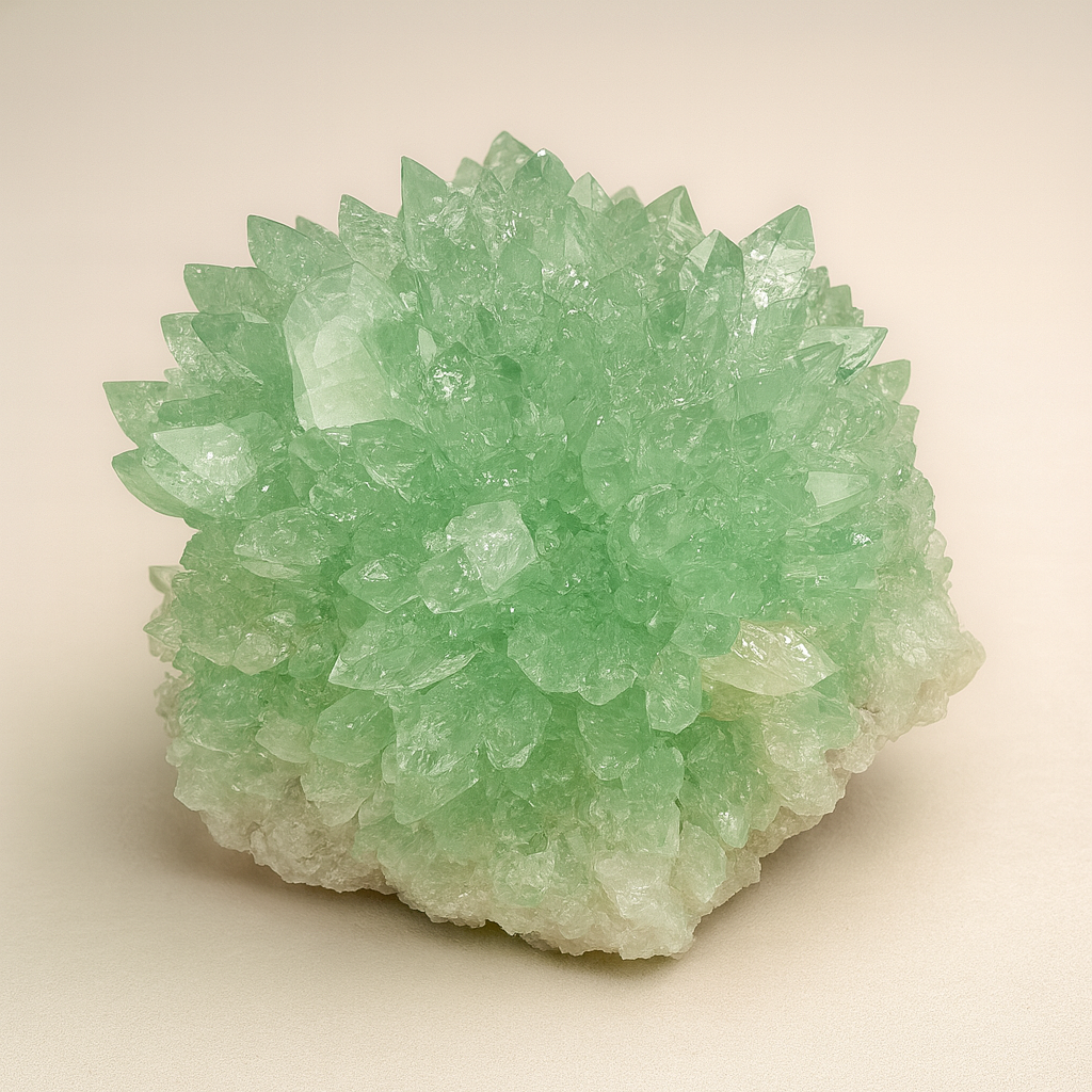 Green Apophyllite Meaning: Heart-Clarity, Soft Courage, and Gentle Uplift